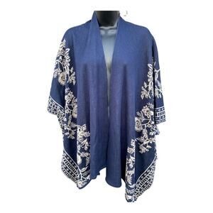 Gramercy 22 Open Cardigan Shawl Cloak Cape Poncho Kimono Blanket Wrap Top